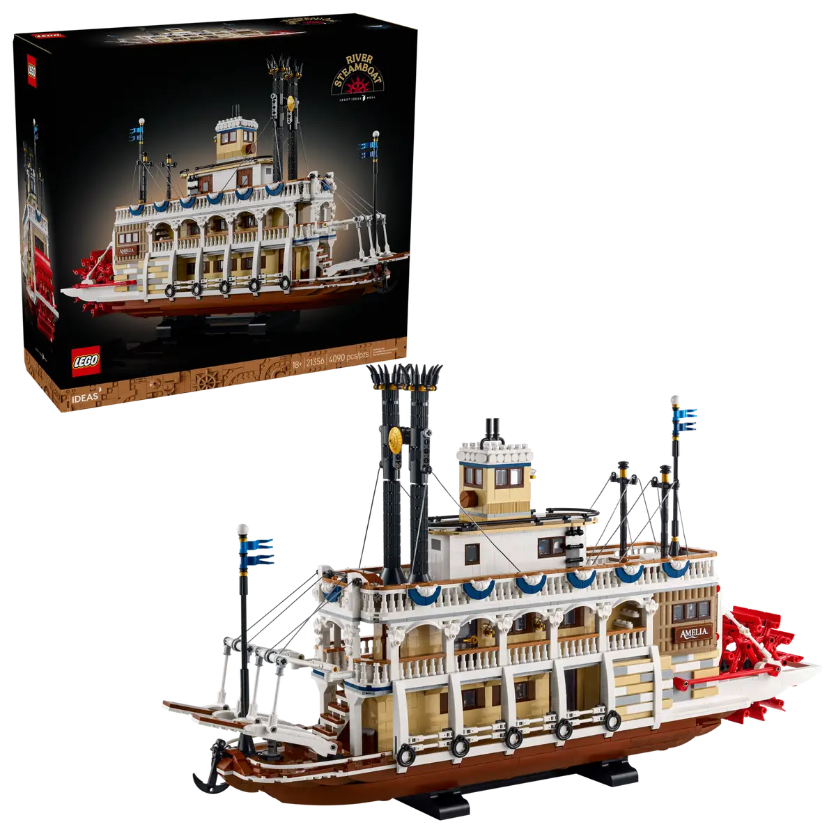 Bateau à vapeur fluvial (21356)